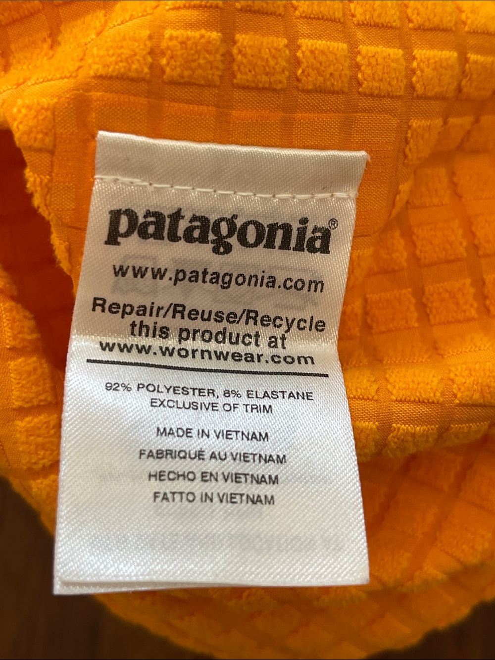 Patagonia R1 Techface hoody jacket bright orange men’s medium style 83576SP20 - Picture 10 of 13